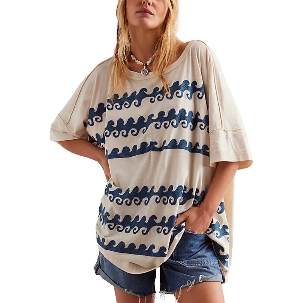 NWT Free People We The Free Chill Vibes Tee XS